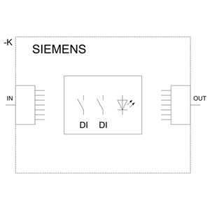 PLC 3SU1401-1MC60-1CA1 SIRIUS ACT PROFINET Terminal Module with 2DI LED in White