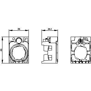 PLC 3SU1500-0AA10-0AA0 Plastic 3 Places A SIRIUS ACT Holder Improve Your Productivity