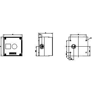 PLC 3SU1801-0AA00-0AB2 22mm Round Top Part Yellow Enclosure for Command Devices 22mm