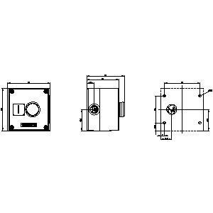 PLC 3SU1801-0AB00-2AB1 Screw Terminal Floor Mounting Enclosure for Industrial Control