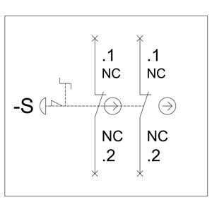Enclosure for Command Devices PLC 3SU1801-0NB00-2AC2 Emergency Stop Mushroom Pushbutton