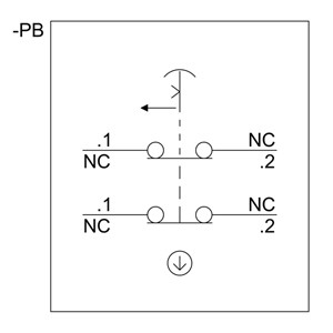 Enclosure for Command Devices PLC 3SU1801-0NB00-2AC2 Emergency Stop Mushroom Pushbutton