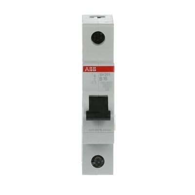 1P B 20 A Breaking Capacity MCB SH201-B20 Miniature Circuit Breaker 20A Rated Current
