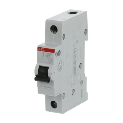 1P B 20 A Breaking Capacity MCB SH201-B20 Miniature Circuit Breaker 20A Rated Current