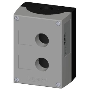 PLC 3SU1802-0AA00-0AB1 Grey SIRIUS ACT Enclosures for Surface Plastic 2 Command Points