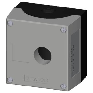 PLC 3SU1851-0AA00-0AB1 Durable Metal Enclosure for 22mm Round Command Devices Top Gray