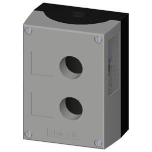 Grey SIRIUS ACT Enclosures for Surface 2 Command Points Metal Matt 3SU1852-0AA00-0AB1