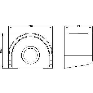 PLC 3SU1900-0DY30-0AA0 SIRIUS ACT Plastic Yellow Protective Collar for Emergency Stop
