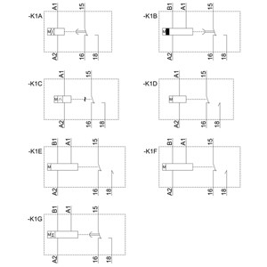 6.8*93.1*102.5MM PLC 7PV1508-1AW30 Relay Timing Relais with Voltage Relay Theory