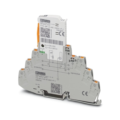 TTC-6P-2-HC-M-24DC-PT-I Surge Protector 2 Pole and 24V DC Rated Voltage for Protection