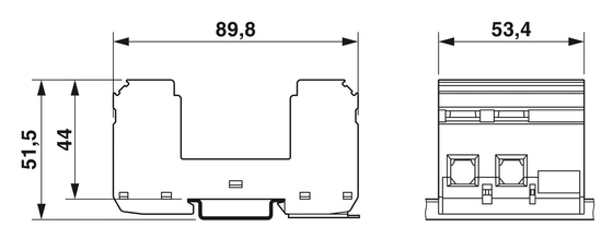 2881816 VAL-MS/3 0-BE Phoenix Contact Type 2 Surge Protector Base Number of Pole 1