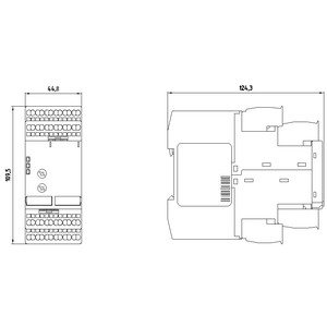 Ensure Safety with PLC 3TK2810-0BA02 Standstill Monitoring and Spring Loaded Terminal