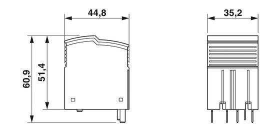 PLT-SEC-T3-3S-230-P Type 3 Surge Protector Plug with 230V Rated Voltage and 4 Pole
