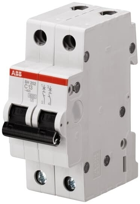 Compact Design MCB SH202-D25 Miniature Circuit Breaker 2P D Rated Current 25A 220V