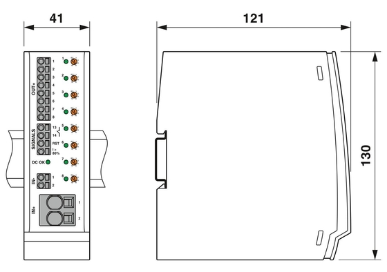 Other Poles Number 2905743 CBM E4 24DC/0.5-10A NO-R Phoenix Contact Electronic Equipment Circuit Breaker