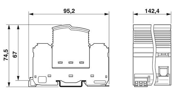 2905421 FLT-SEC-P-T1-3S-350/25-FM Type 1 2 Combined Surge Protector for Your Benefit