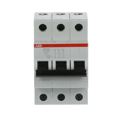 MCB SH203-C32 Miniature Circuit Breaker 3P C 32A Rated Voltage 220
