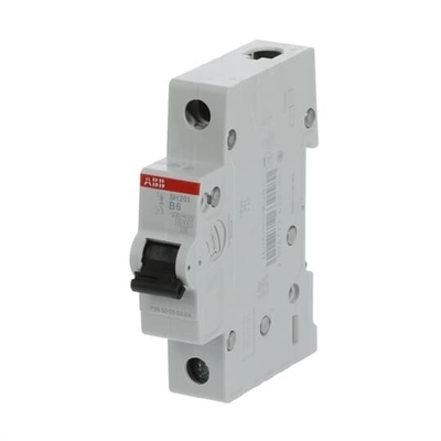 1P SH201-B6 Miniature Circuit Breaker B 6 A for Electrical Distribution System
