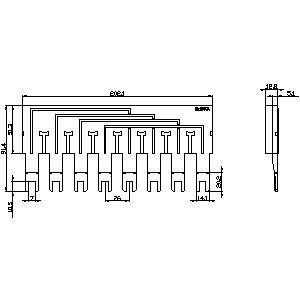 3KC PLC 160A Bridging Bar for ATyS d M ATyS t M RTSE ATSE Accessories and Spare Parts