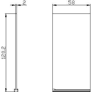 Phase Barriers for 3KC ATyS r RTSE and AtyS g ATSE 630A 3 pieces 4P PLC 3KC9808-7