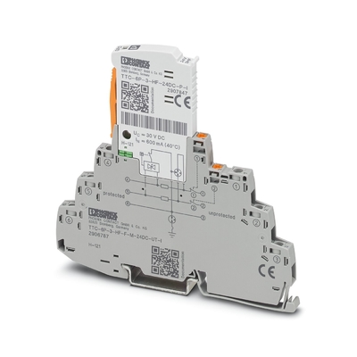 2906787 TTC-6P-3-HF-F-M-24DC-UT-I Surge Protector with 24 V DC Rated Voltage