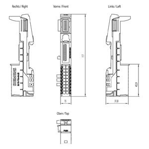 Upgrade Your Automation System with 6ES7193-6BP00-0BA0 ET 200SP BaseUnit BU15-P16 A0 2B/T
