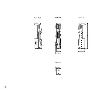SIMATIC ET 200SP Base-Unit BU20-P12 A0 4B Advanced PLC 6ES7193-6BP20-0BB1 Design