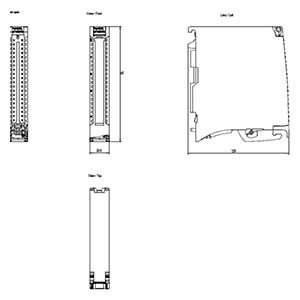 Industrial Control Systems Analog Input Module 6ES7531-7QD00-0AB0 4 Channels for PLC