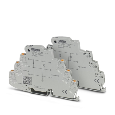 2 Pole TTC-6-2-24DC-PT Surge Protector for 24 V DC Electrical Protection
