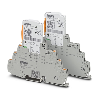 24V DC 2-Pole TTC-6P-1X2-24DC-PT-I Surge Protector for Industrial Applications