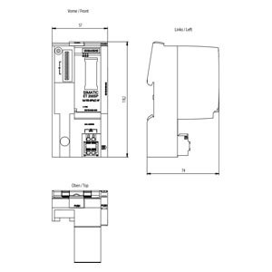PLC 6ES7155-6AU01-0CN0 ET 200SP IM155-6 PN HF incl. server module for speed operation