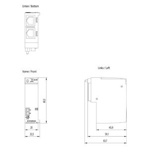 6ES7193-6AR00-0AA0 ET 200SP BusAdapter RJ45 Host Bus Adapter for Seamless Integration