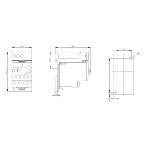 3RU6116-1BB1 Overload Relay for Motor Protection Size S00 Class 10 Contact Load 11...16 A