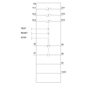 3RU6116-1JB0 Overload Relay 11...16 A Size S00 Class 10 for Space-Saving Contact Load