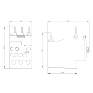 PROTECTIVE 3RU6126-1CB0 Overload Relay 34...40 A Size S0 Class 10 for Motor Protection