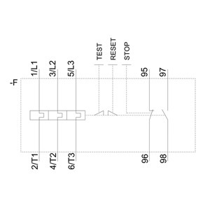Contact Load 3RU6126-1HB0 Overload Relay 34...40 A size S0 class 10 for Motor Protection
