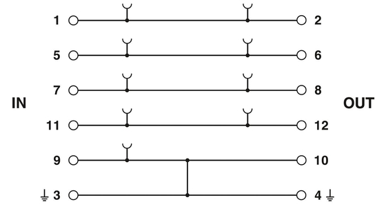 1 Pole PT 4-EX I -BE Phoenix Contact Surge Protector Base for Electrical Systems