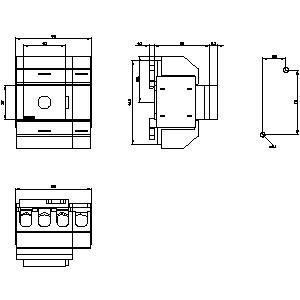 3KD0240-2KG20-3 Basic Devices Disconnecting Switch Shaft 4 Pole BG 01 3KD0 Frame Size 1