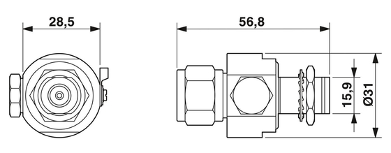2801051 CN-UB-280DC-3-SB Phoenix Contact Surge Protector Number of Pole 2 Rated Voltage