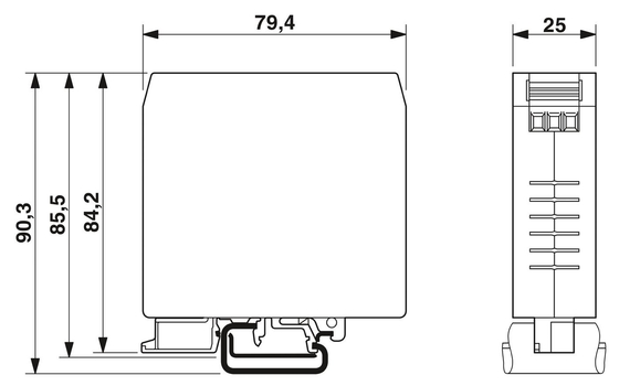 240V AC L-N 50Hz 60Hz Nominal Center Frequency EMC Filter for Phoenix Contact NEF 1-3