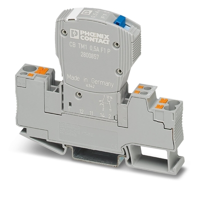 Phoenix Contact TM1 6A F1 P Thermal Magnetic Device Circuit Breaker 50V DC 5 Poles