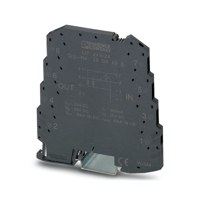 24V DC Rated Voltage 2 Pole Surge Protector for Phoenix Contact 2804649 LIT LIT 4X1-24