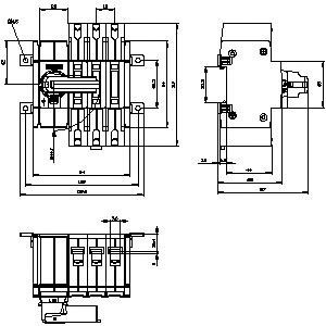 SENTRON 3KD up to 1600 A Basic Devices Disconnecting Switch for PLC 3KD2632-2ME10-0