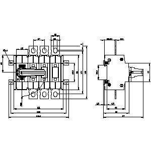 Siemens 3KD3232-0NE10-0 Basic Devices Disconnecting Switch for SENTRON 3KD up to 1600 A