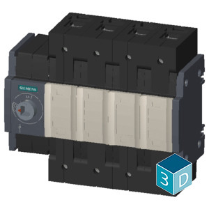 3KD3440-2NE10-0 Basic Devices Shaft Switch Disconnectors for SENTRON 3KD up to 1600 A