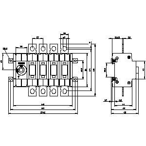 PLC 3KD3840-0NE10-0 SENTRON Shaft Switch Disconnectors for Basic Devices up to 1600 A
