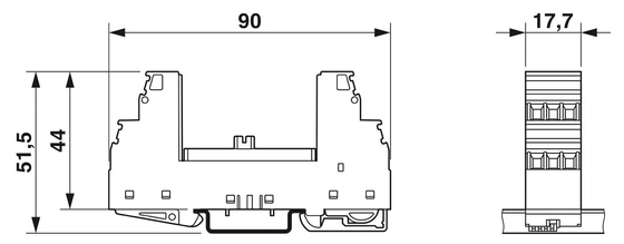 PT 4-EX I -BE Phoenix Contact Surge Protector Rated Voltage 24 V DC Number of Pole 1