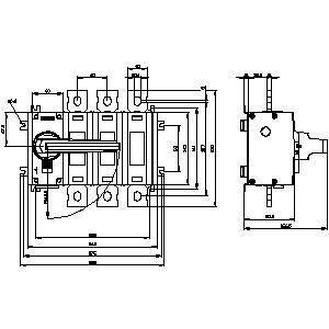 PLC 3KD4832-0QE10-0 Basic Devices Disconnecting Switch for SENTRON 3KD up to 1600 A