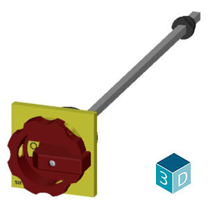 3KD9001-6 Accessory Complete Operating Mechanism for 3KD0 Size 01/02 Door-Coupling
