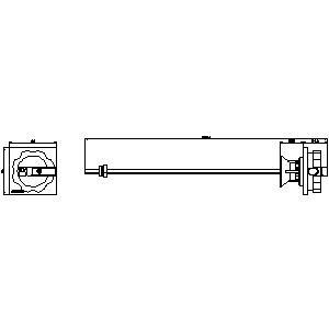 3KD9001-6 Accessory Complete Operating Mechanism for 3KD0 Size 01/02 Door-Coupling